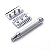 Edwin Jagger DE89KN14BL Reusable Classic Double Edge Safety Razor for Men (Knurled)