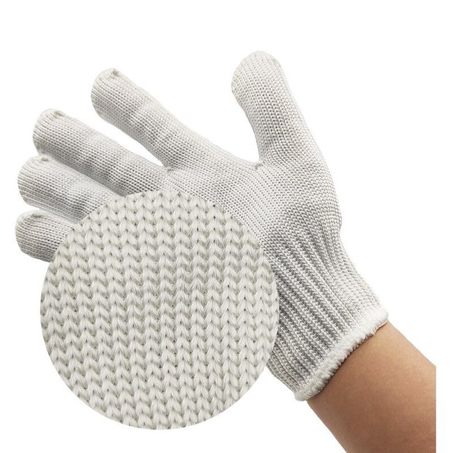 Anti Cut Gloves Safety Wire Metal Mesh Kitchen Butcher Cut