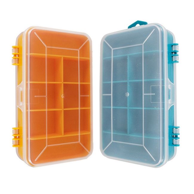 Transparent Plastic Organizer Box Tools