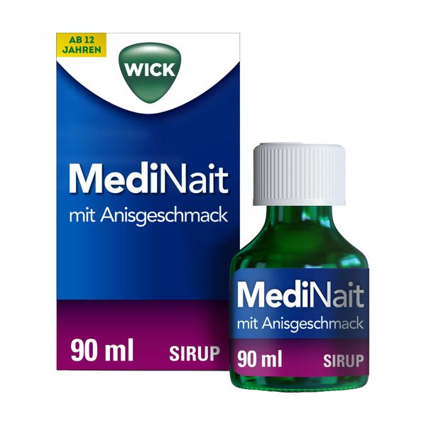 Wick Medinait with Aniseed Flavour Syrup 90 ml