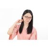 [Yururi az limited] Blue Light Cut Glasses, No Prescription, Blue Light Cut, PC Glasses, PC Glasses, HEV 90% Cut, UV Cut, UV Cut, UV400, Women's, Fashionable, Cute, YUAZ-505C3-PC
