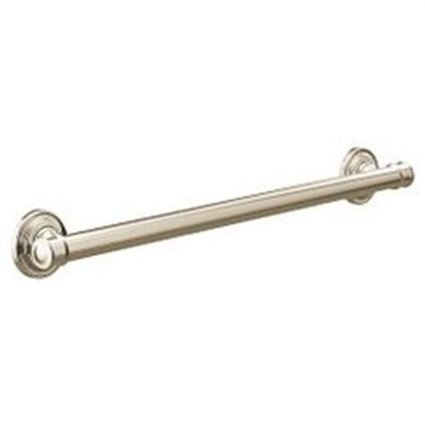 Moen YG6424NL Belfield 24-Inch Bathroom Grab Bar, Polished Nickel