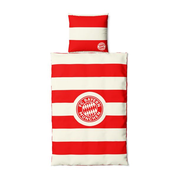 FC Bayern München I Bettwäsche I Rot-Weiß I 135 x 200 cm I Fußball
