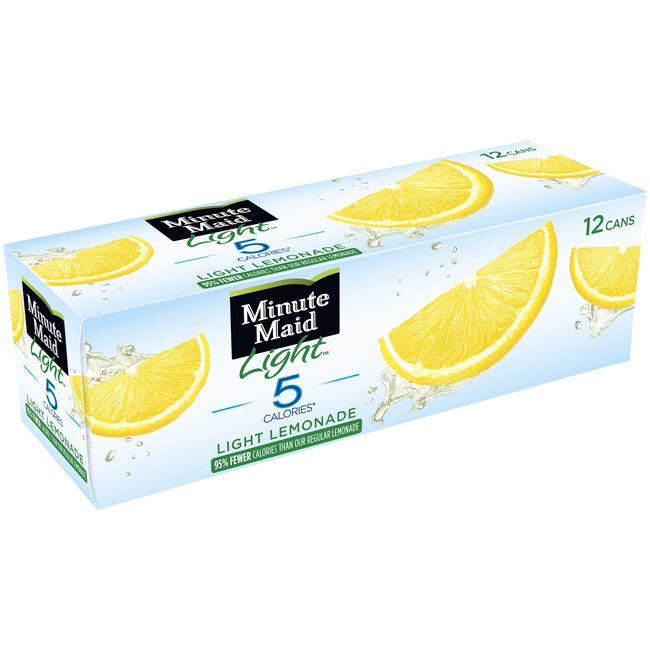 Minute Maid Light Lemonade Fruit Drink, 12 Fl Oz (pack of 12)