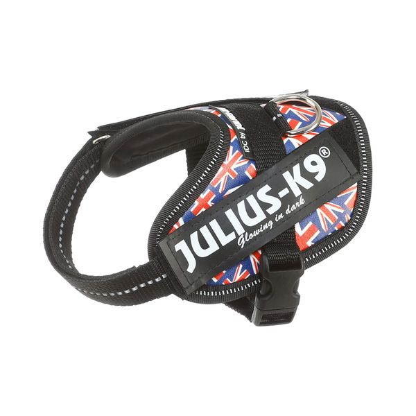 Julius-K9, 16IDC-UK-B2, IDC Powerharness, dog harness, Size: Baby 2, British colours