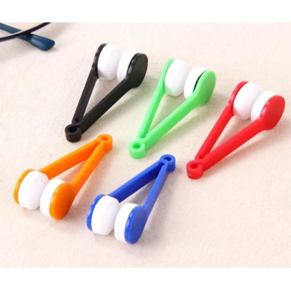 Clamp-type mini microfiber glasses cleaner Glasses cleaner Glasses cloth