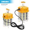 80W LED Temporary Work Light 5000K 11200Lm Led High Bay Construction Lights ETL