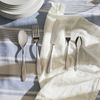 Alessi 5180/2 Design Table Fork, Stainless Steel, White
