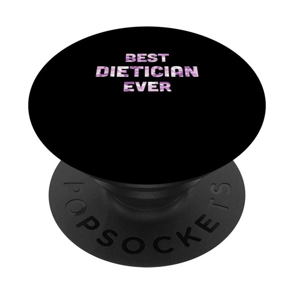 Best Dietician Ever Camo PopSockets Swappable PopGrip