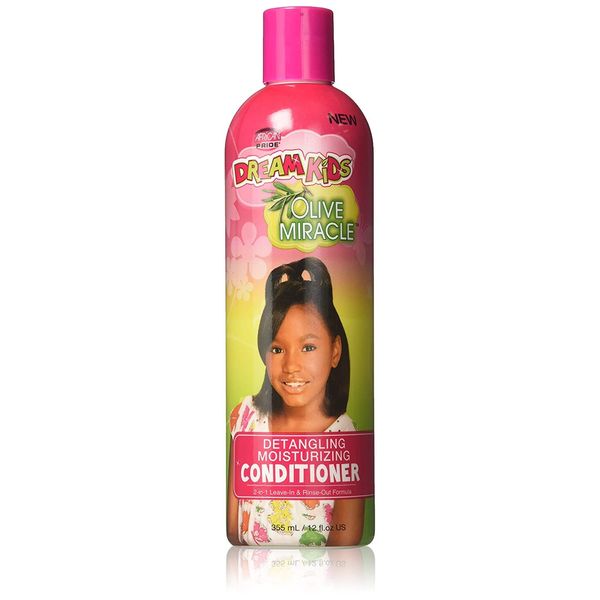 African Pride Olive Miracle Dream Kids Conditioner , 12 Ounce