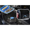 Crumpy Krümelbürste Tischroller Handstaubsauger für Auto Caravan Zuhause (Blau)