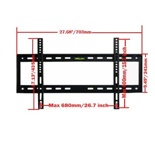 VideoSecu TV Wall Mount for Sony Bravia KDL-40XBR4 KDL-46XBR2 KDL-46XBR3 KDL-46S2000 KDL-46V2500 KDL-46W4150 KDL-46EX500 KDL-46EX400 KDL-40NX700 KDL-40EX700 KDL-40EX500 KDL-40EX40B KDL-40EX400 3QI