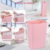 Eleckey Small Trash Can with Lid(Pink) - 2 Pack