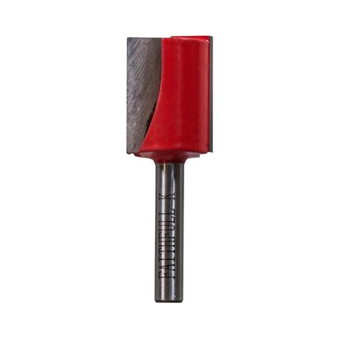 Faithfull FAIRB215 Router Bit TC Two Flute, Red / Silver, 1/4in 19mm