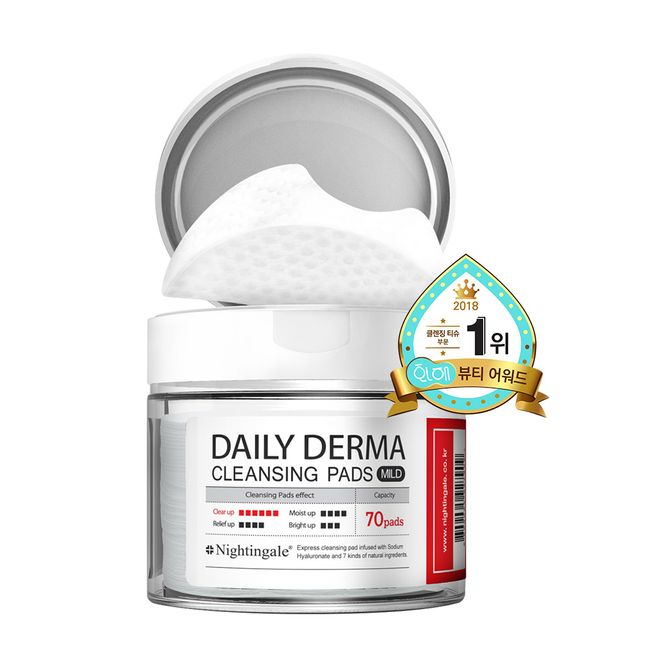 Nightingale Daily Derma Cleansing Pads 70ea