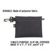 CLC Custom Leathercraft 1100 Multi-Purpose Clip-on Zippered Poly Bags, 3 Pack