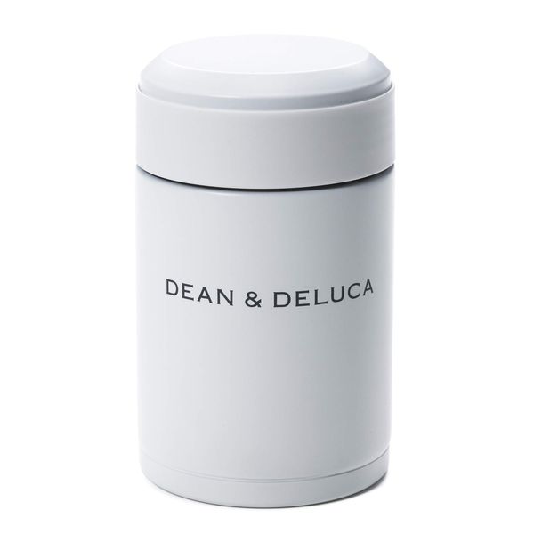 Dean & Deluca Soup Pot, White, 10.1 fl oz (300 ml), Thermal Jar, Soup Jar, Lunch Jar, Length 3.0 x Width 3.0 x Height 5.1 inches (7.5 x 7.5 x 13 cm)