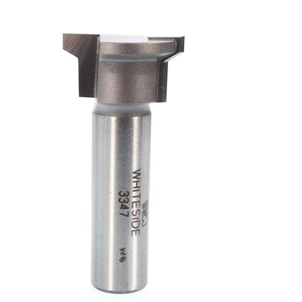 Whiteside Router Bits 3347 Locking Drawer Glue Joint Bit with 1-Inch Large Diameter 1/2-Inch Cutting Length