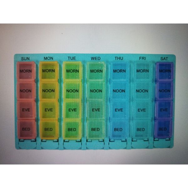 North American Wellness Pop & Go Weekly Pill Organizer