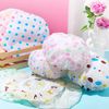 Waterproof Shower Caps, 20 Pcs Assorted Plastic Reusable Shower Caps Bathing Salon Hair Cap Elastic Band Bath Caps for Women Ladies Girls Home Spa