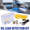 Oil Leak Detection Set UV Dye Leak Detector Tool For Fluorescent Agent SyringexY