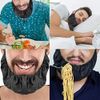Men's Beard Bibs Men's Beard Protection Beard Care Beard Cloth Chin Beard Sideburns Neck Care Your Beard Men Adjustable Face Beard Apron Men Shaving Cleaning Protection Pack of 4