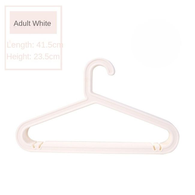 Plastic white suit hanger, For Home