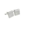 Square Cufflinks with ‘10’ Engraved - 10th Anniversary