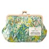 Charail Yahata Botanical Flower Pouch with Laminated Surface, Sanrio Liberty Print, Collaboration Pouch, Cosmetic Pouch, Cosmetic Pouch, Flower Pattern, Mother's Day, Fairy Merit Yellow