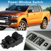 A ABSOPRO Power Window Switch No.AB3914540AB Front Right Driver Side Window Control Switch for Ford for Ranger 2012-2015 Black