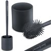 cleangang Toilet Brush, Silicon, Charcoal, Normal