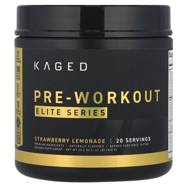 Elite Series, Pre-Workout, Strawberry Lemonade, 1.47 lb (668 g)