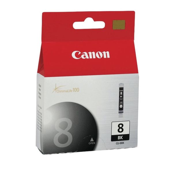 Canon Originaltinte CLI-8 BK, Größe Standard, Schwarz, Recyclebare Verpackung