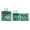 Hailege 5 Sets 433M Transmitter + Receiver Kit High Frequency Super Regenerative Transceiver Module for Burglar Alarm