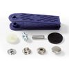 Prym Non-Sew Press Fasteners, Metal, Silver, One Size
