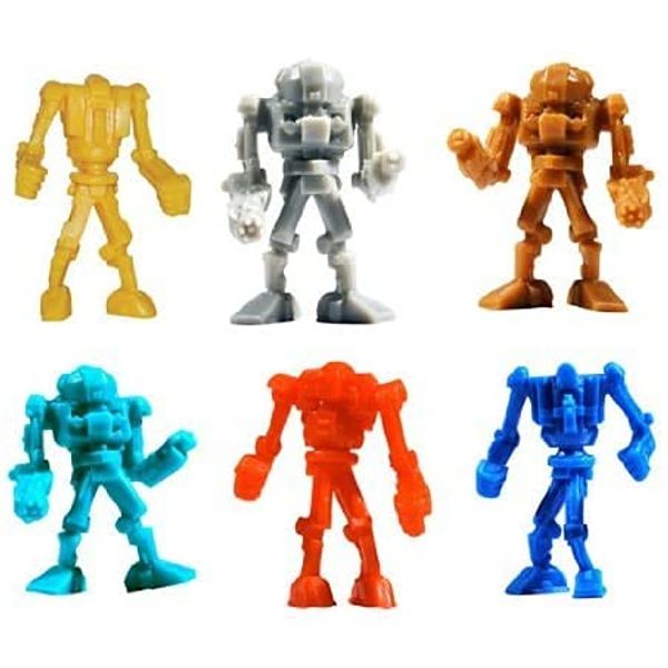 Warbots - TINY Robot Toy Figures Lot of 20, Multicolored