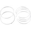 Bucket Seat Chrome Trim Molding Set, Nova/Chevelle
