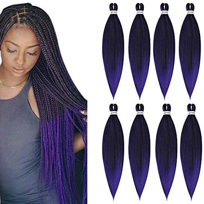 Pre-stretched Jumbo Braiding Natural Long Box Twist Braid Hair Extensions  26