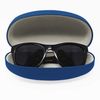 LAGO TERRA Portable Hard Shell Case For Glasses and Sunglasses (Large) - Blue