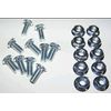 10 Track bolt Garage door hardware screw nuts 1/4"x5/8"