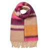 Clayre & Eef Winterschal Damen 37x210 cm Gelb Synthetisch