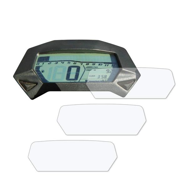 Speedo Angels SAKA133UC Dashboard Screen Protector for Kawasaki Ninja 125/Z125 (2019+), 3 x Ultra Clear