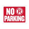“No Parking” Signage Sign Size 9" X 12" - 4PC