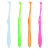 Ouligay 4 Pieces Tuft Toothbrush Tufted Brush End Tuft Tapered Trim Toothbrush Soft Gap Toothbrush for Orthodontic Braces Single Compact Interdental Interspace Brush for Detail Cleaning