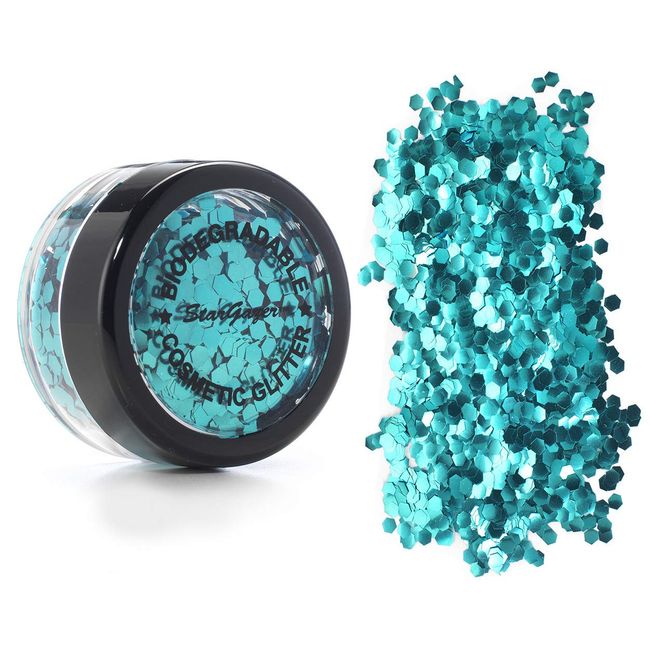 Stargazer Biodegradable Chunky Glitter Shaker - Sky. Festival Friendly Biodegradable Cosmetic Glitter