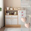 M MIMHOOY 4 Pack Pale Pink Heart Shaped Ceramic Cabinet Knobs, Decorative Knobs for Dresser Drawers