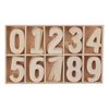 Wooden Number Set, 50 Pieces