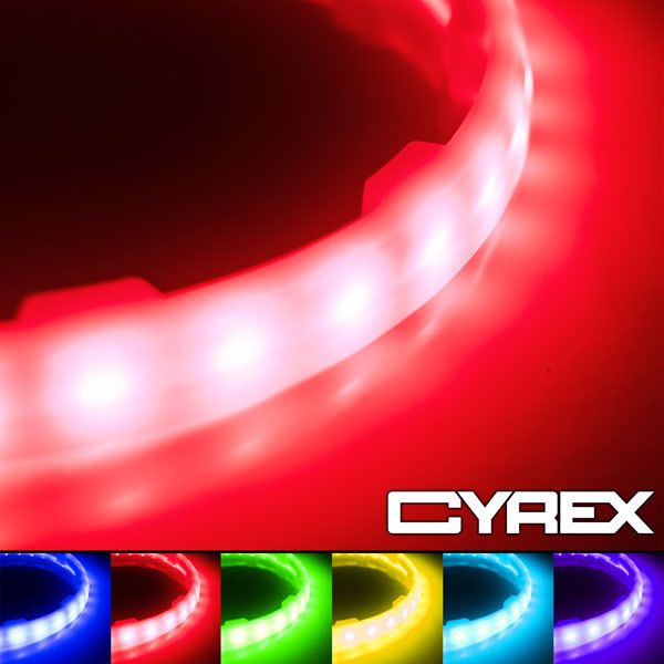 2PC MULTI COLORED LED SPEAKER COLOR CHANGING LIGHT RINGS FITS 6.5" SPEAKERS P22