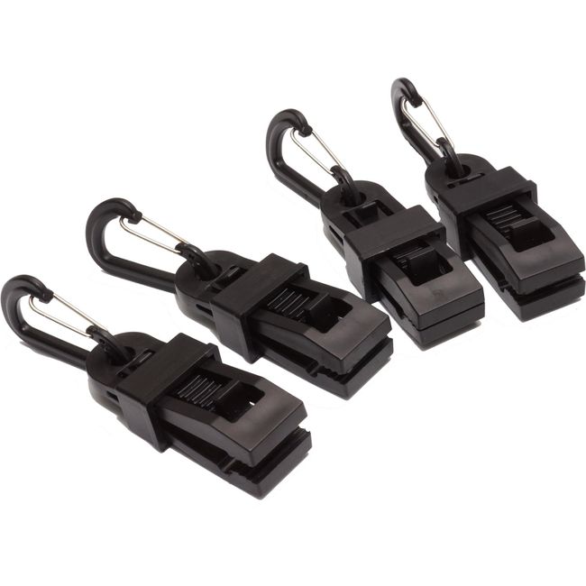 GoodsLand GD-TARPCLIP Alligator Shaped Tarp Clips with Carabiner Set of 4