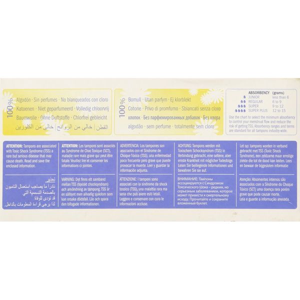 (6 PACK) - Natracare - Org Applicator Tampons Super | 16pieces | 6 PACK BUNDLE